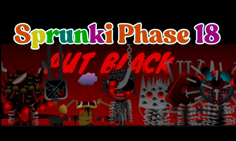 Sprunki Phase 18 But Black | Play Sprunki Music Mixing Mod