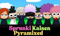 Sprunki Kaisen Pyramixed Game Thumbnail