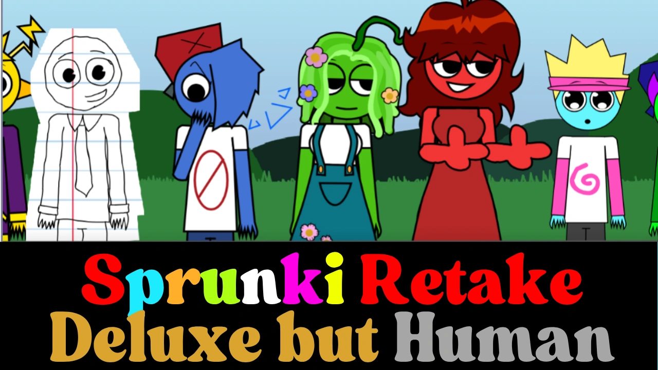 Sprunki Retake Deluxe But Human | Play Online