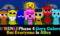 Sprunki Phase 4 Gore Galore But Everyone is Alive Game Thumbnail