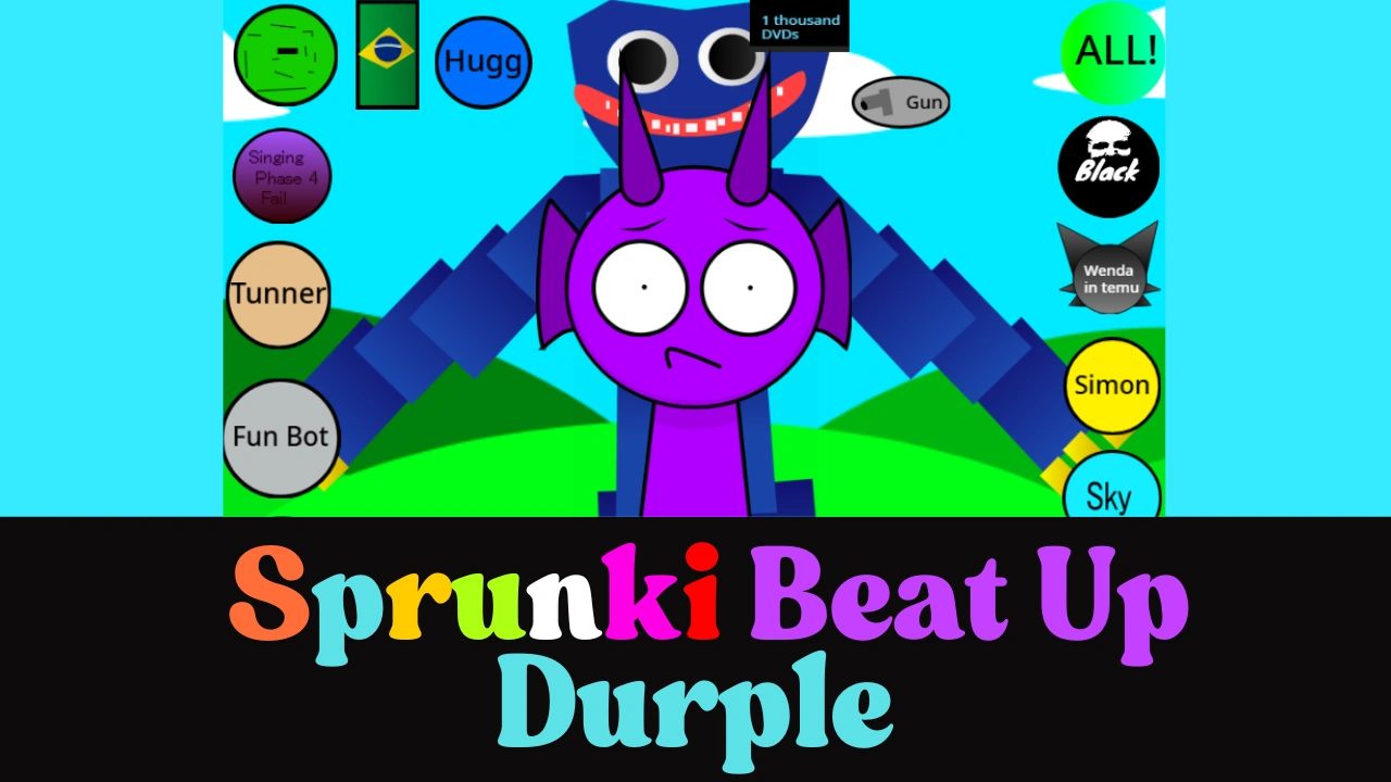 Sprunki Beat Up Durple