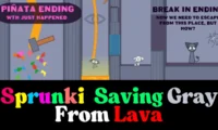 Saving Gray From Lava Game Thumbnail