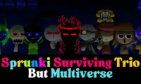 Sprunki Surviving Trio But Multiverse Game Thumbnail