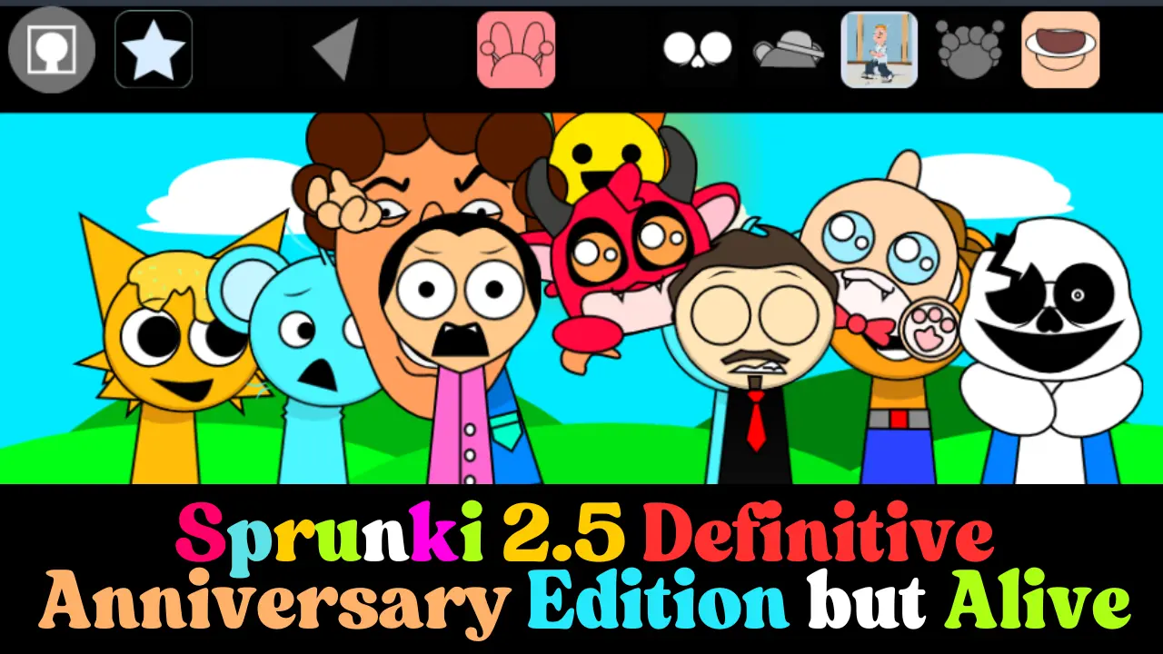 Sprunki Phase 2.5 Definitive Anniversary Edition But Alive
