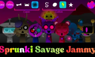 Sprunki Savage Jammy Game Thumbnail