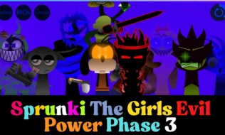 Sprunki Girls Evil Power Phase 3 Game Thumbnail
